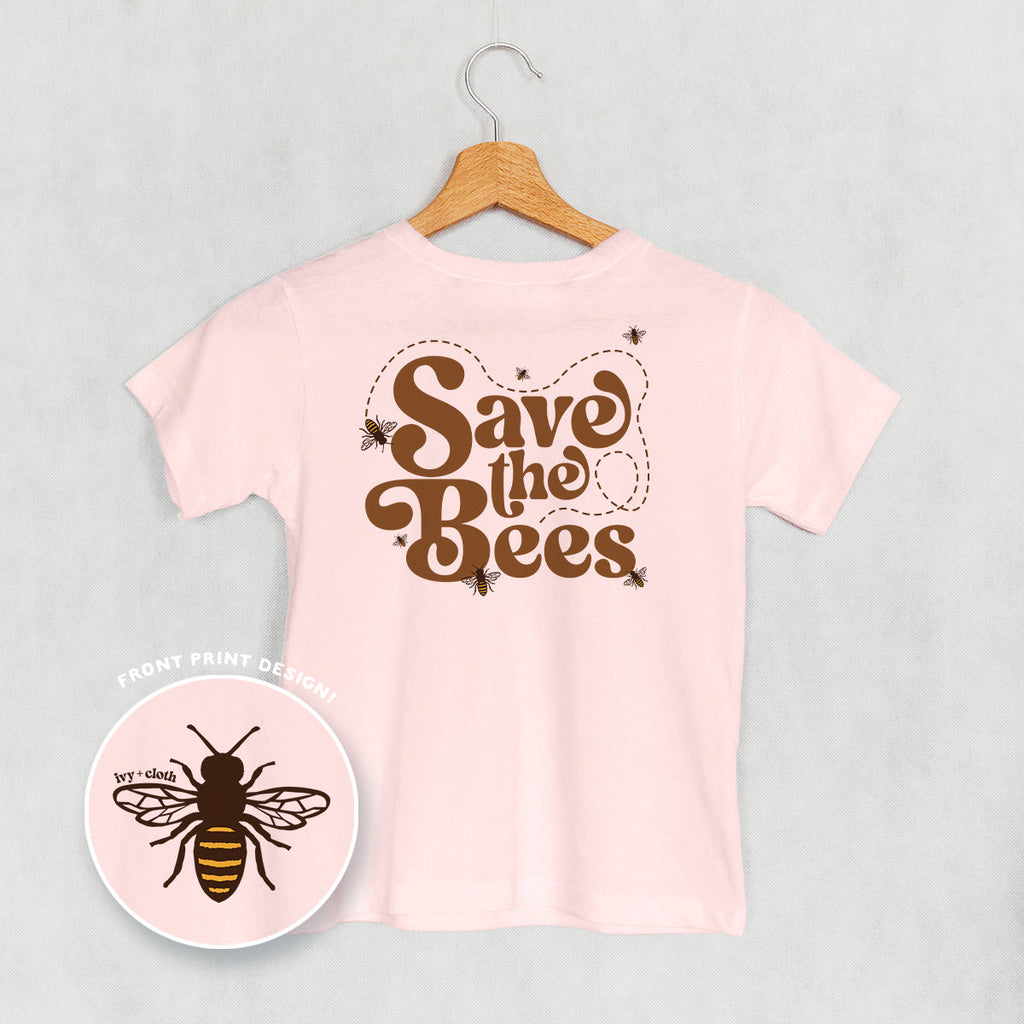 Save The Bees (Kids Back Print) T-Shirts, Hoodie, Sweatshirt | CiraTrend.com (Image 3)
