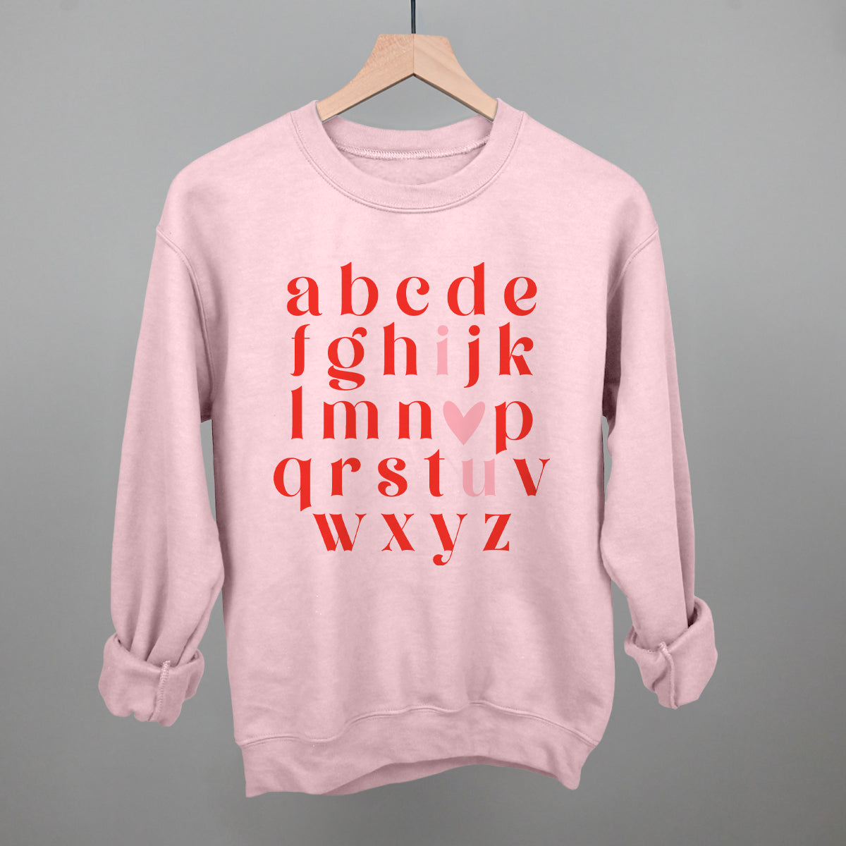 I Heart U Alphabet T-Shirts, Hoodie, Sweatshirt | CiraTrend.com (Image 2)