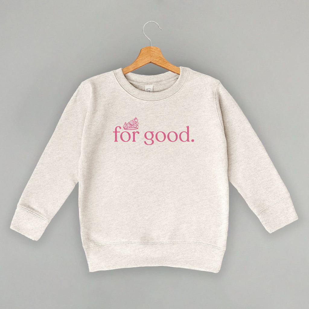 For Good Pink Crown (Kids) T-Shirts, Hoodie, Sweatshirt | CiraTrend.com (Image 4)