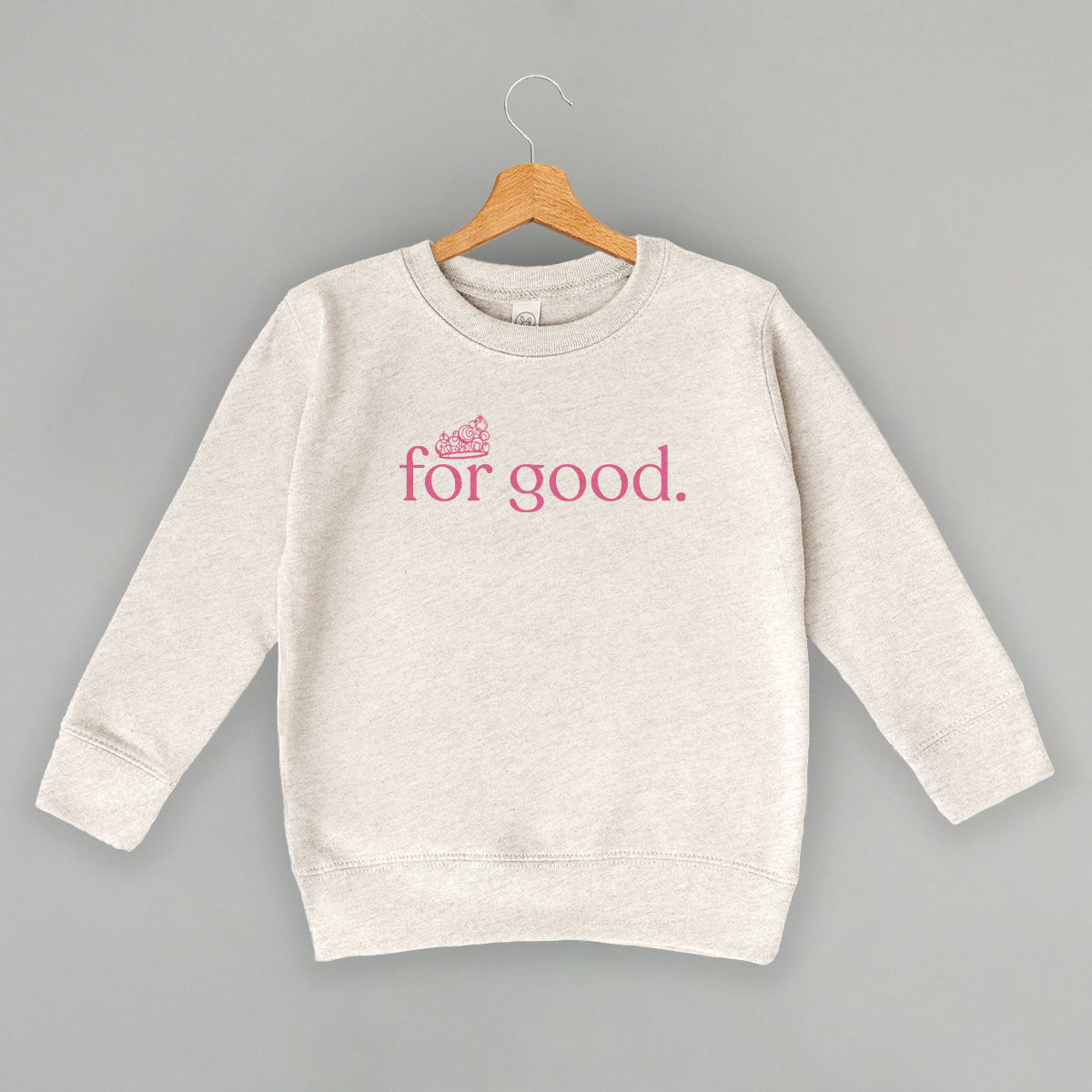For Good Pink Crown (Kids) T-Shirts, Hoodie, Sweatshirt | CiraTrend.com (Image 4)