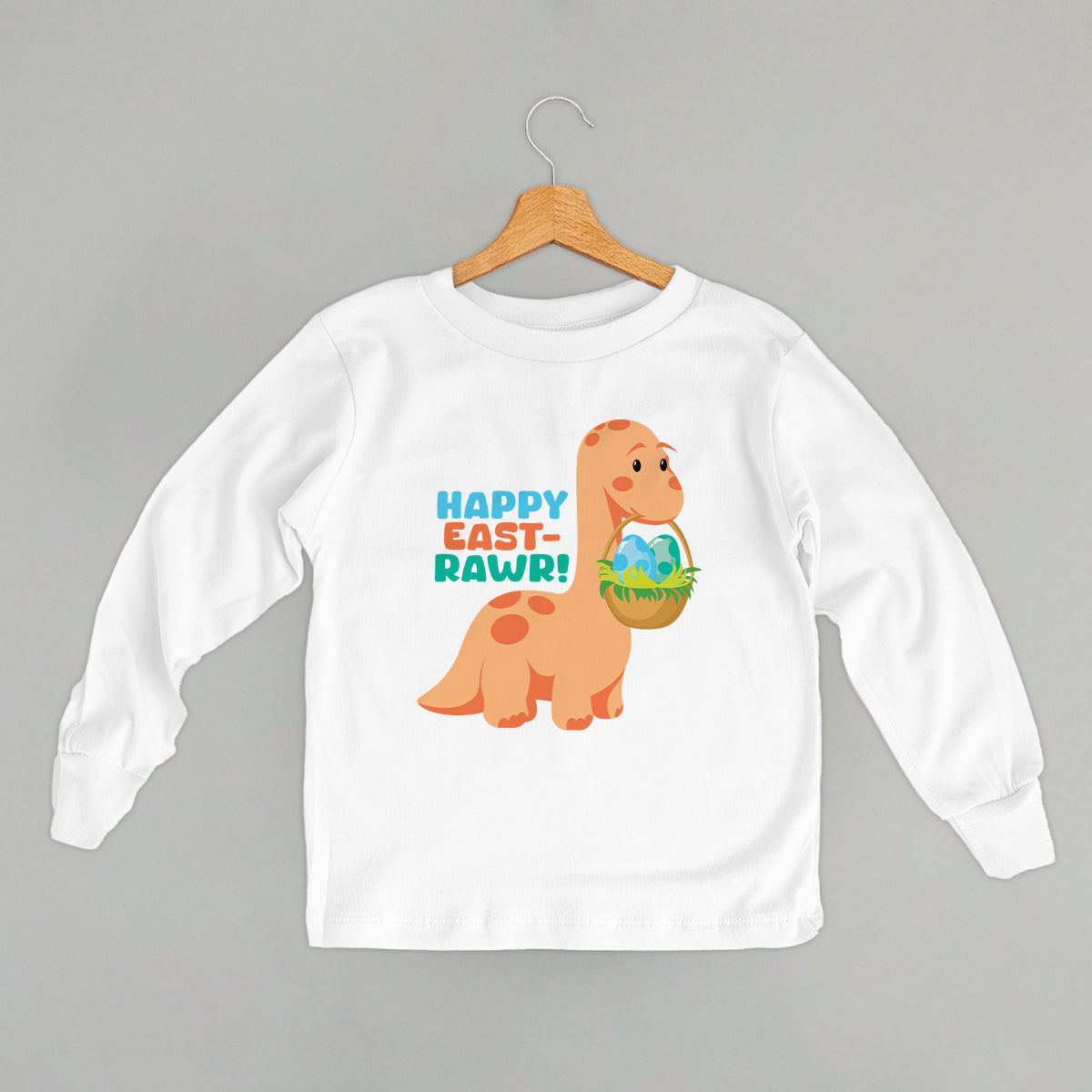 Happy East-Rawr! (Kids) T-Shirts, Hoodie, Sweatshirt | CiraTrend.com (Image 5)