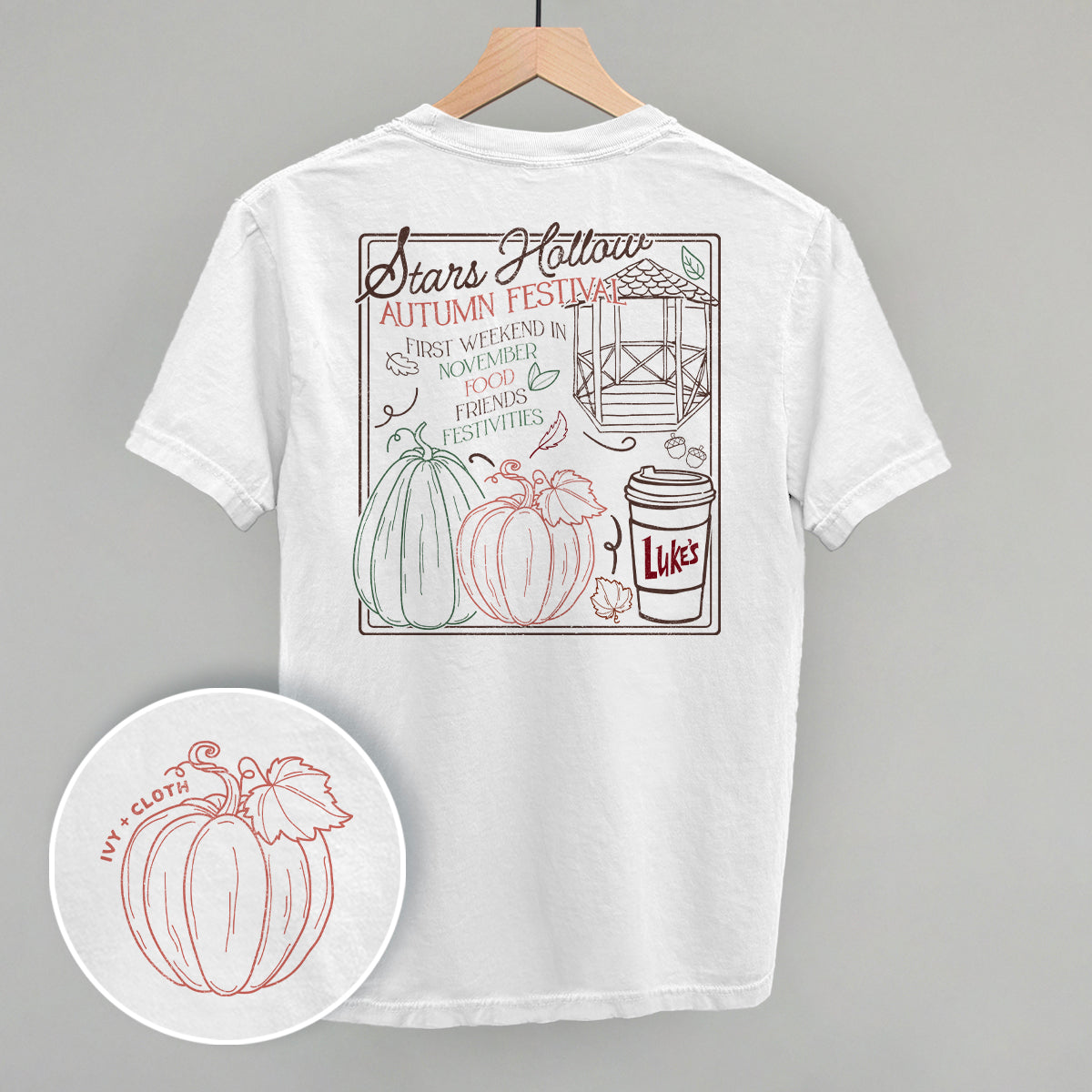 Stars Hollow Autumn Festival (Back Print) T-Shirts, Hoodie, Sweatshirt | CiraTrend.com (Image 3)