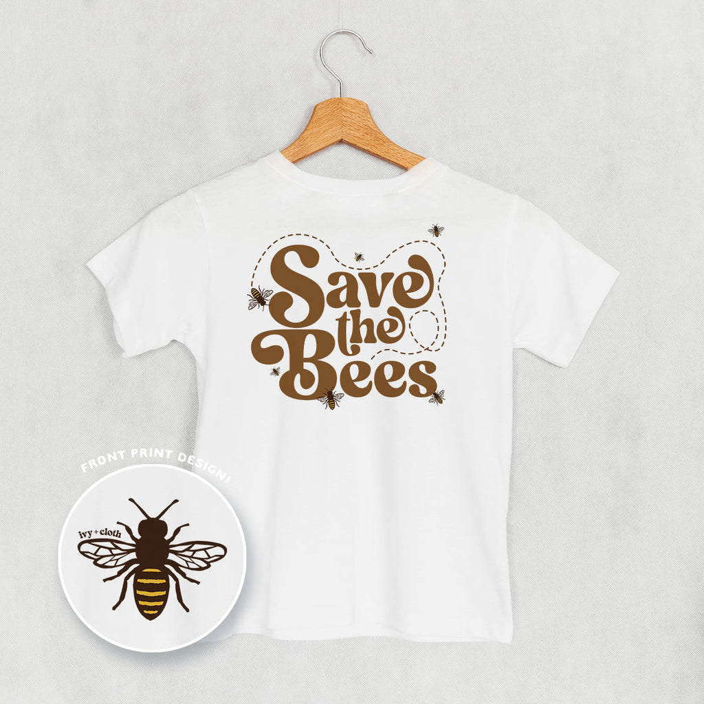 Save The Bees (Kids Back Print) T-Shirts, Hoodie, Sweatshirt | CiraTrend.com (Image 5)