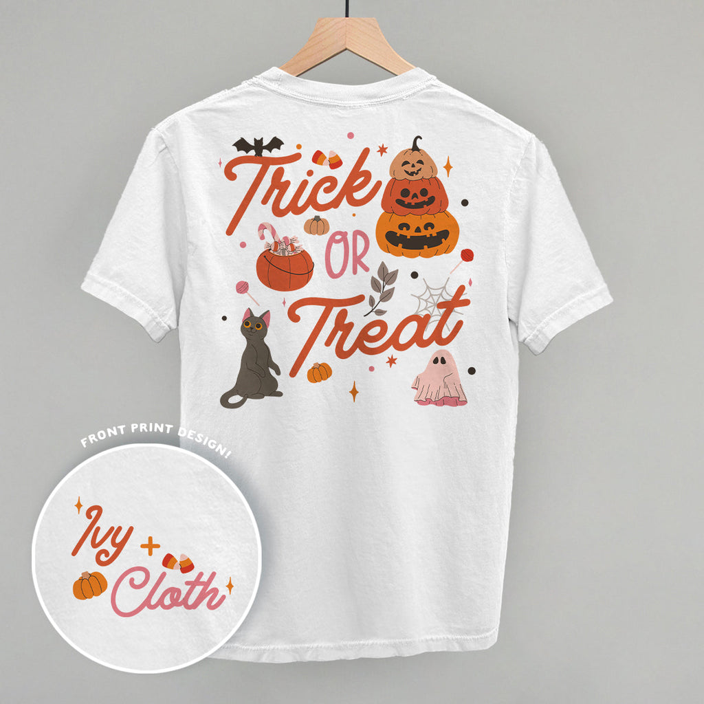 Trick Or Treat Doodles (Back Print) T-Shirts, Hoodie, Sweatshirt | CiraTrend.com (Image 2)