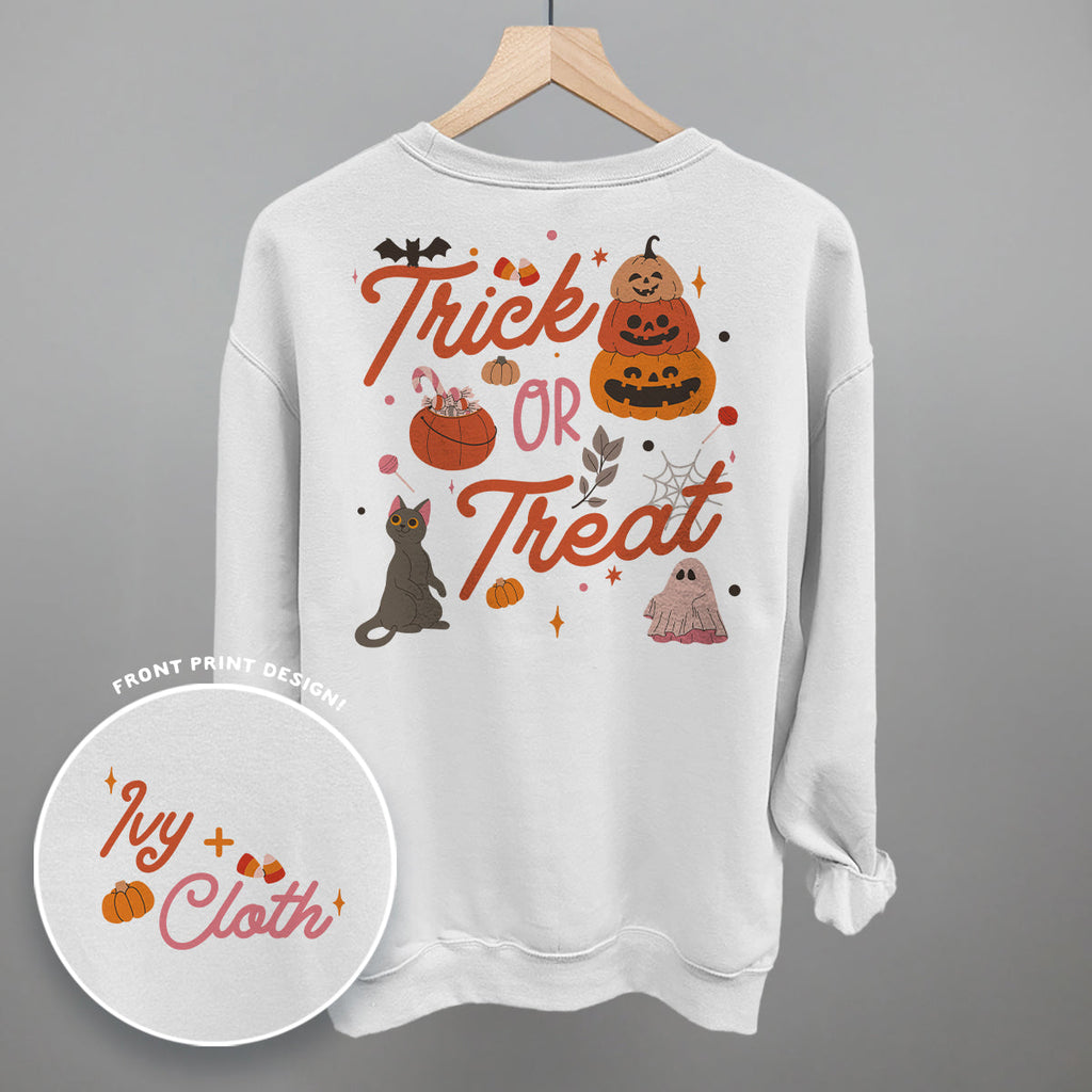 Trick Or Treat Doodles (Back Print) T-Shirts, Hoodie, Sweatshirt | CiraTrend.com (Image 4)