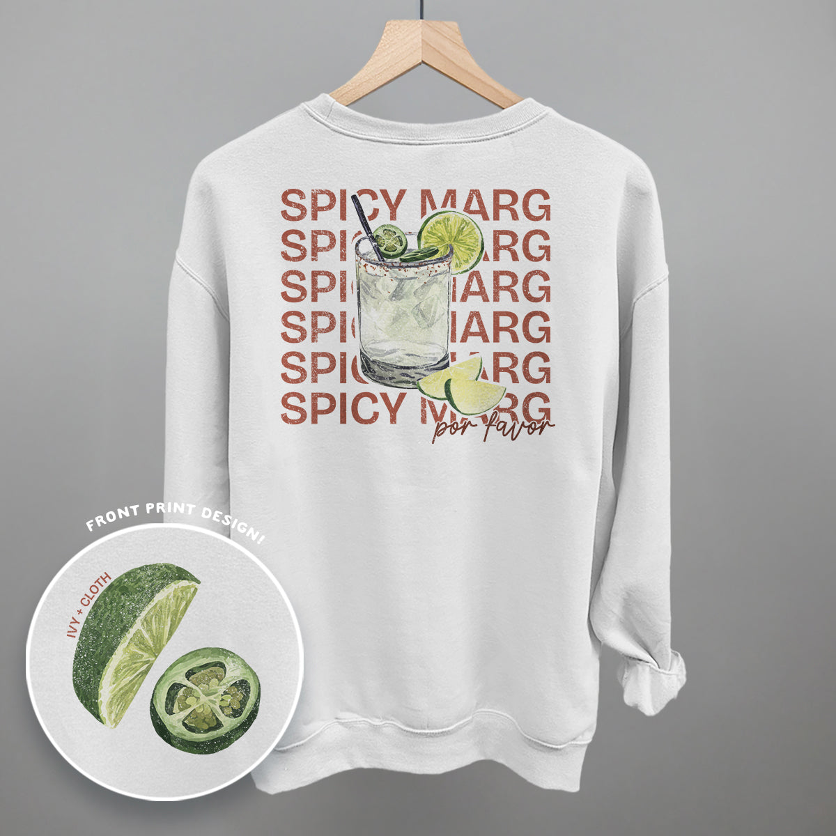 Spicy Marg (Back Print) T-Shirts, Hoodie, Sweatshirt | CiraTrend.com (Image 3)