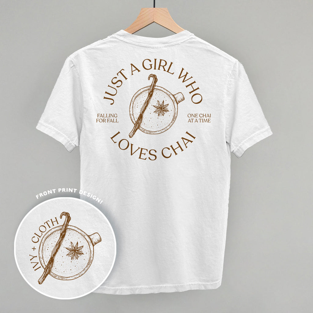 Just A Girl Who Loves Chai (Back Print) T-Shirts, Hoodie, Sweatshirt | CiraTrend.com (Image 4)