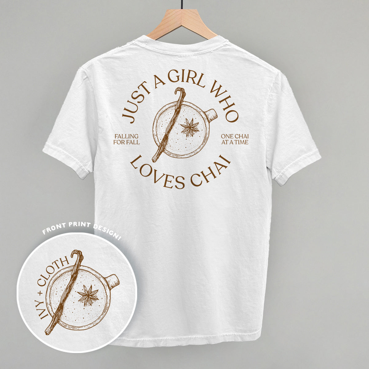 Just A Girl Who Loves Chai (Back Print) T-Shirts, Hoodie, Sweatshirt | CiraTrend.com (Image 4)