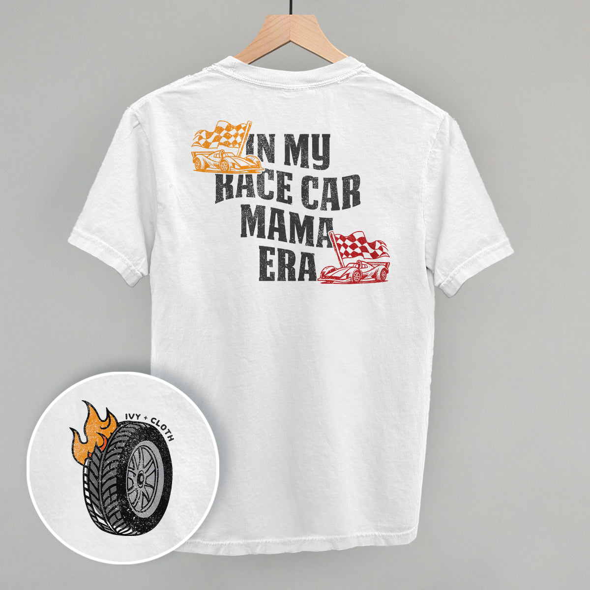 In My Race Car Mama Era (Back Print) T-Shirts, Hoodie, Sweatshirt | CiraTrend.com (Image 2)
