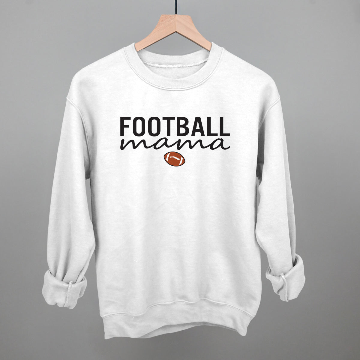 Football Mama Bold and Script T-Shirts, Hoodie, Sweatshirt | CiraTrend.com (Image 2)