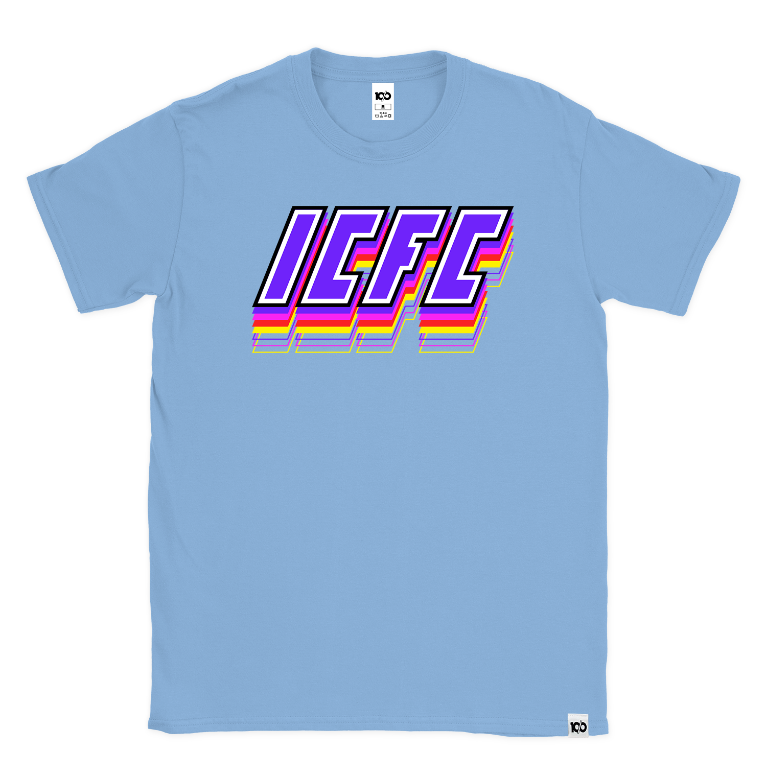 ten/o - 'ICFC Multicolor Logo' T-Shirt - Blue Hoodie, Sweatshirt | CiraTrend.com