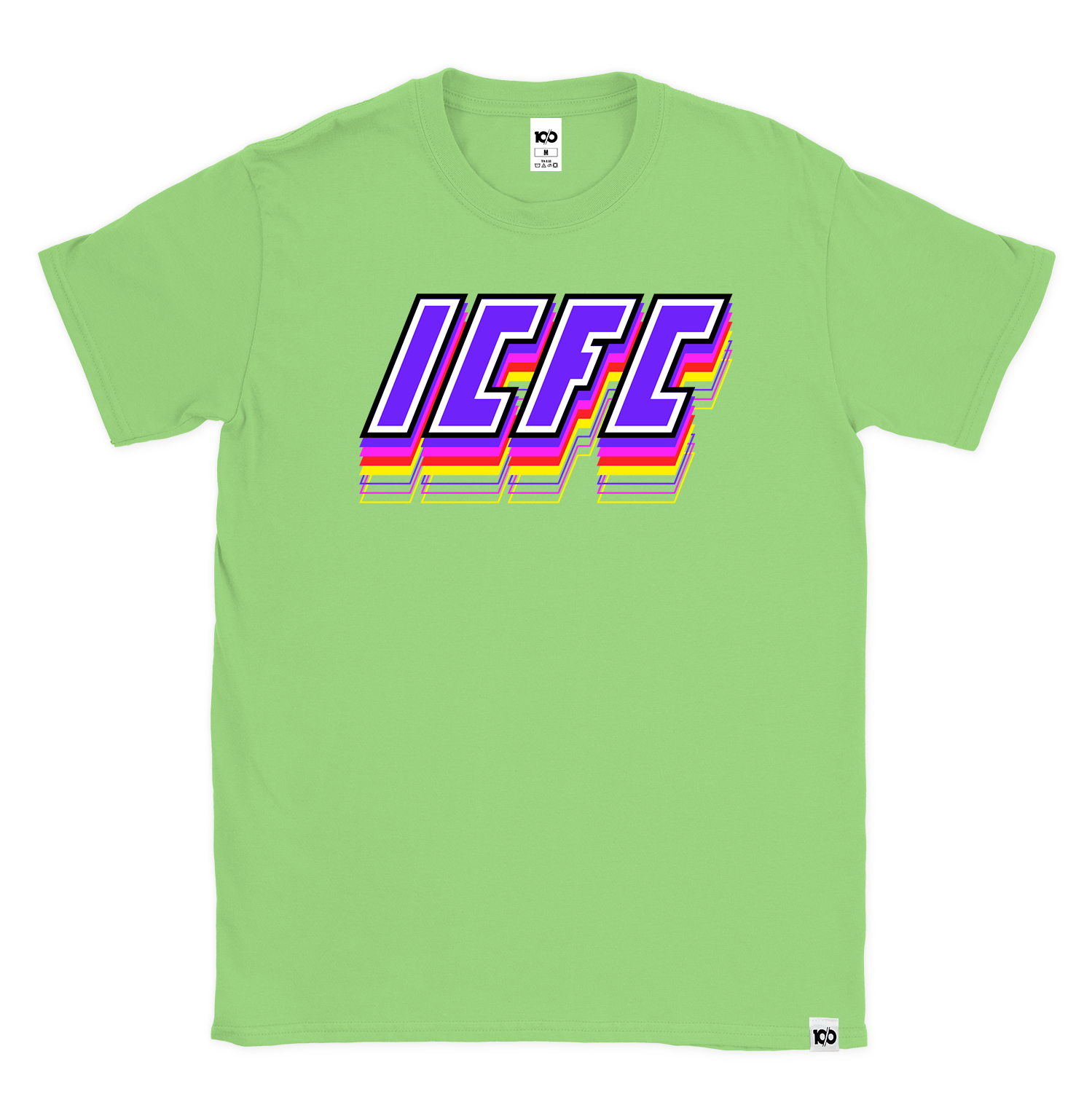 ten/o - 'ICFC Multicolor Logo' T-Shirt - Mint Hoodie, Sweatshirt | CiraTrend.com