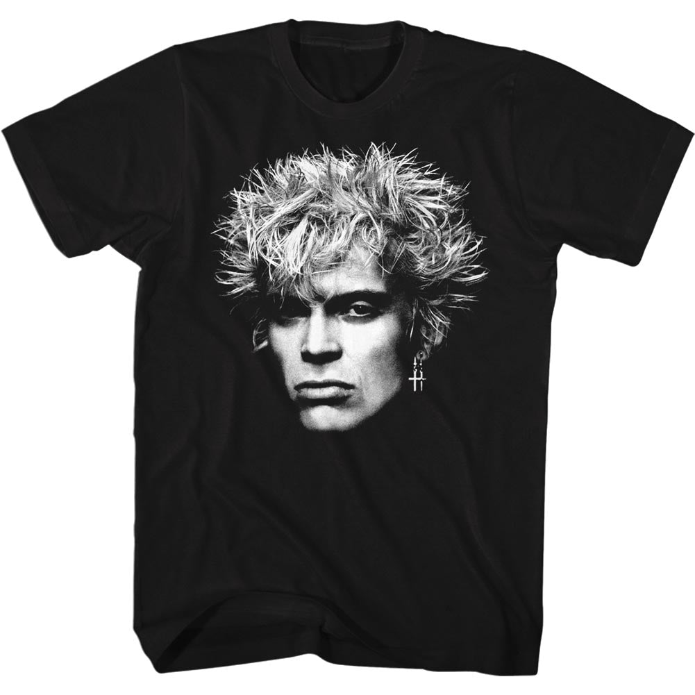 Billy Idol Mens S/S T-Shirt - Bighead - Solid Black Hoodie, Sweatshirt | CiraTrend.com