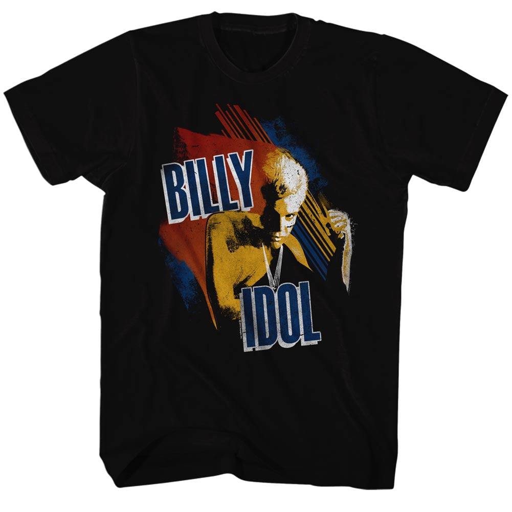 Billy Idol Mens S/S T-Shirt - Idol - Solid Black Hoodie, Sweatshirt | CiraTrend.com