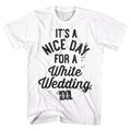 Billy Idol Mens S/S T-Shirt - Nice Day - Solid White Hoodie, Sweatshirt | CiraTrend.com