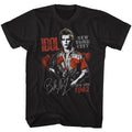 Billy Idol Mens S/S T-Shirt - Aug '82 - Solid Black Hoodie, Sweatshirt | CiraTrend.com