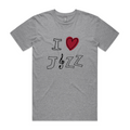I Heart Jazz Tee Hoodie, Sweatshirt | CiraTrend.com (Image 1)