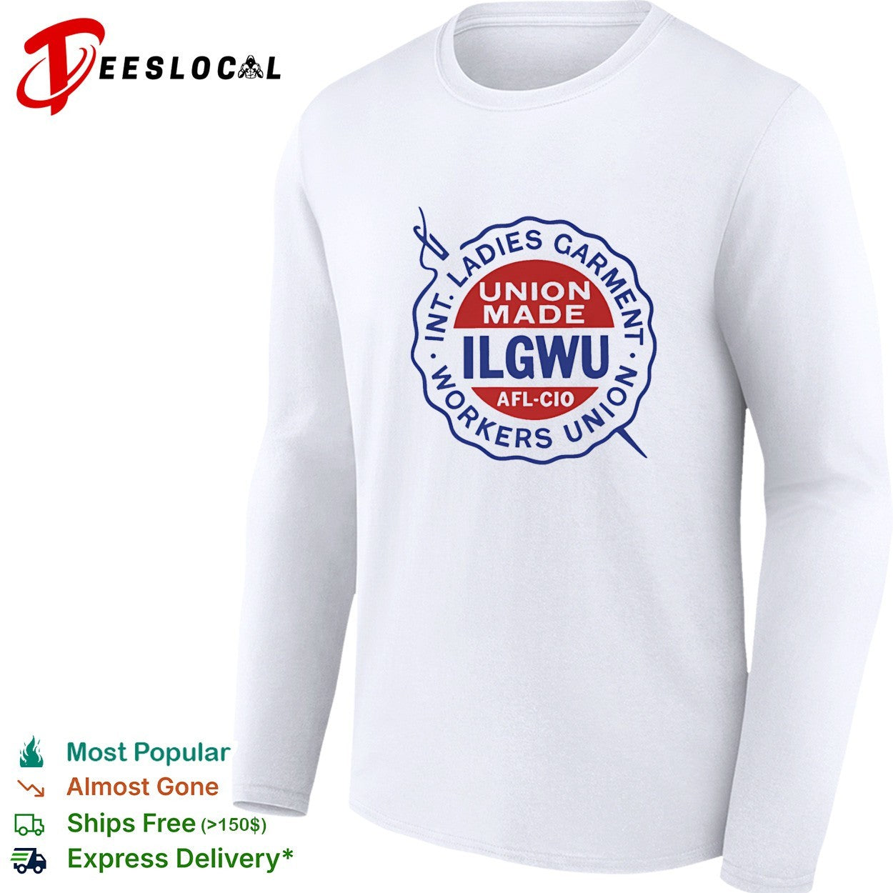 ILGWU union made logo shirt