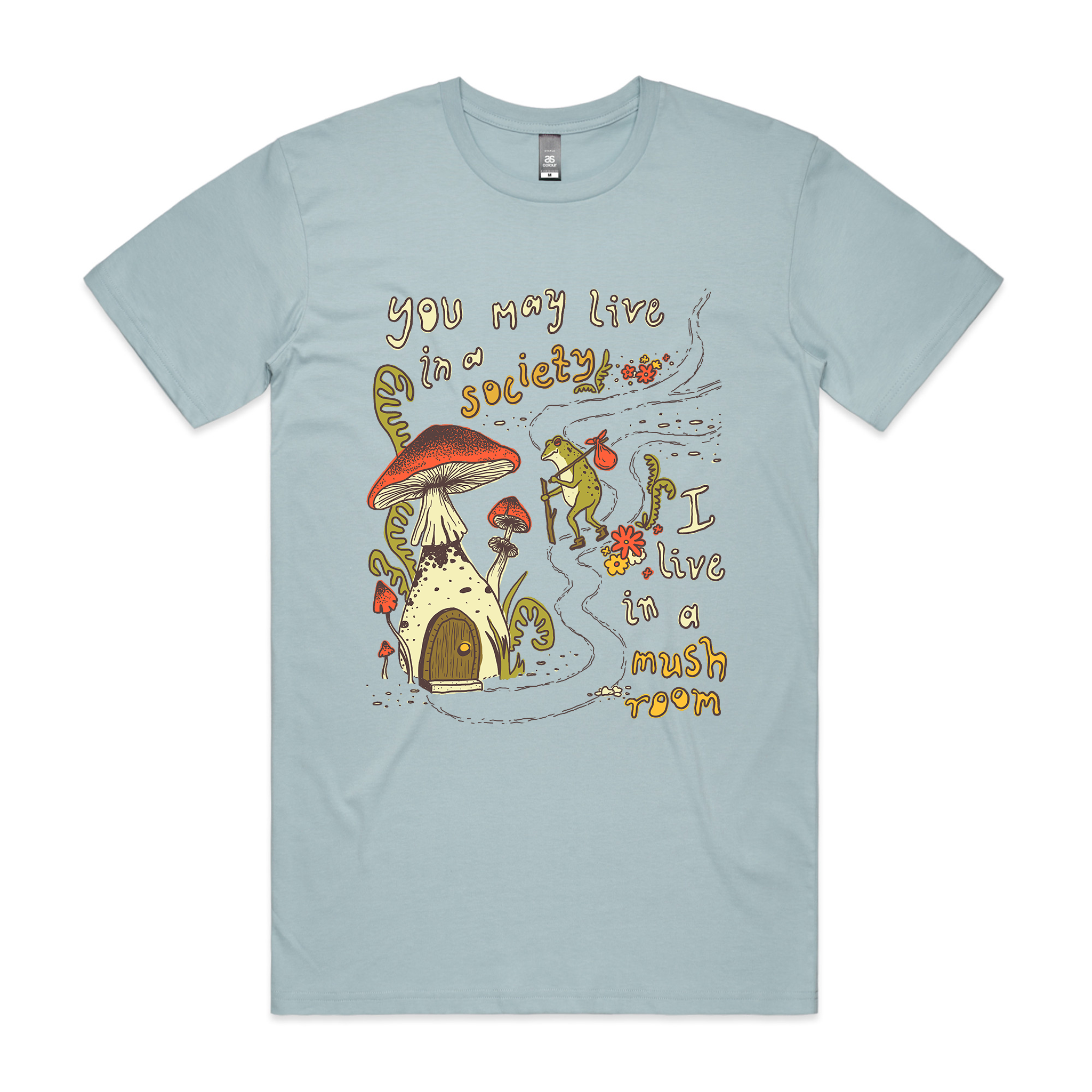 I Live In A Mushroom Tee Hoodie, Sweatshirt | CiraTrend.com (Image 2)