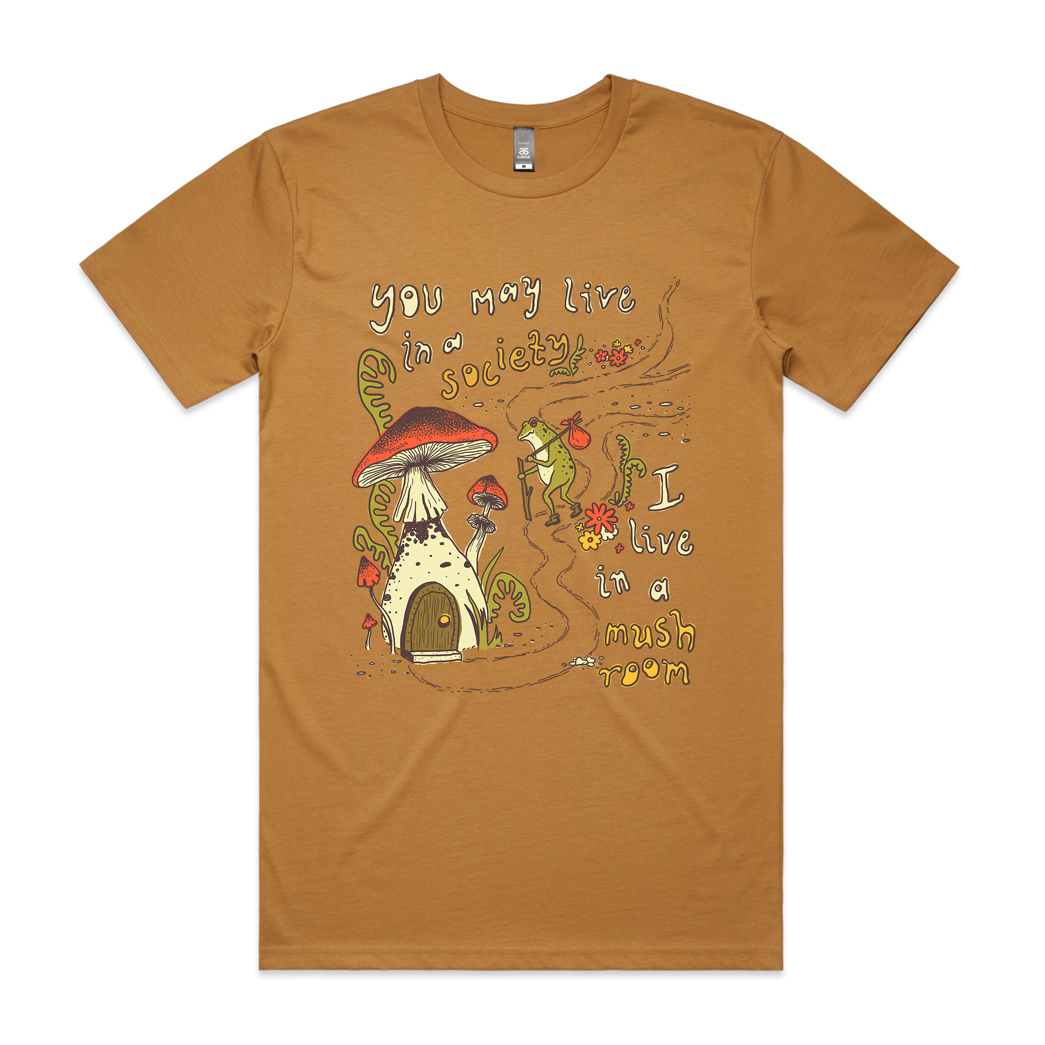 I Live In A Mushroom Tee Hoodie, Sweatshirt | CiraTrend.com (Image 3)