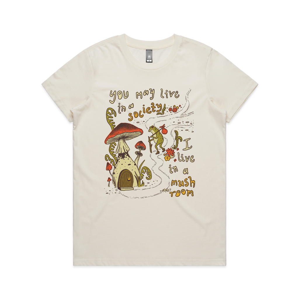 I Live In A Mushroom Tee Hoodie, Sweatshirt | CiraTrend.com (Image 5)
