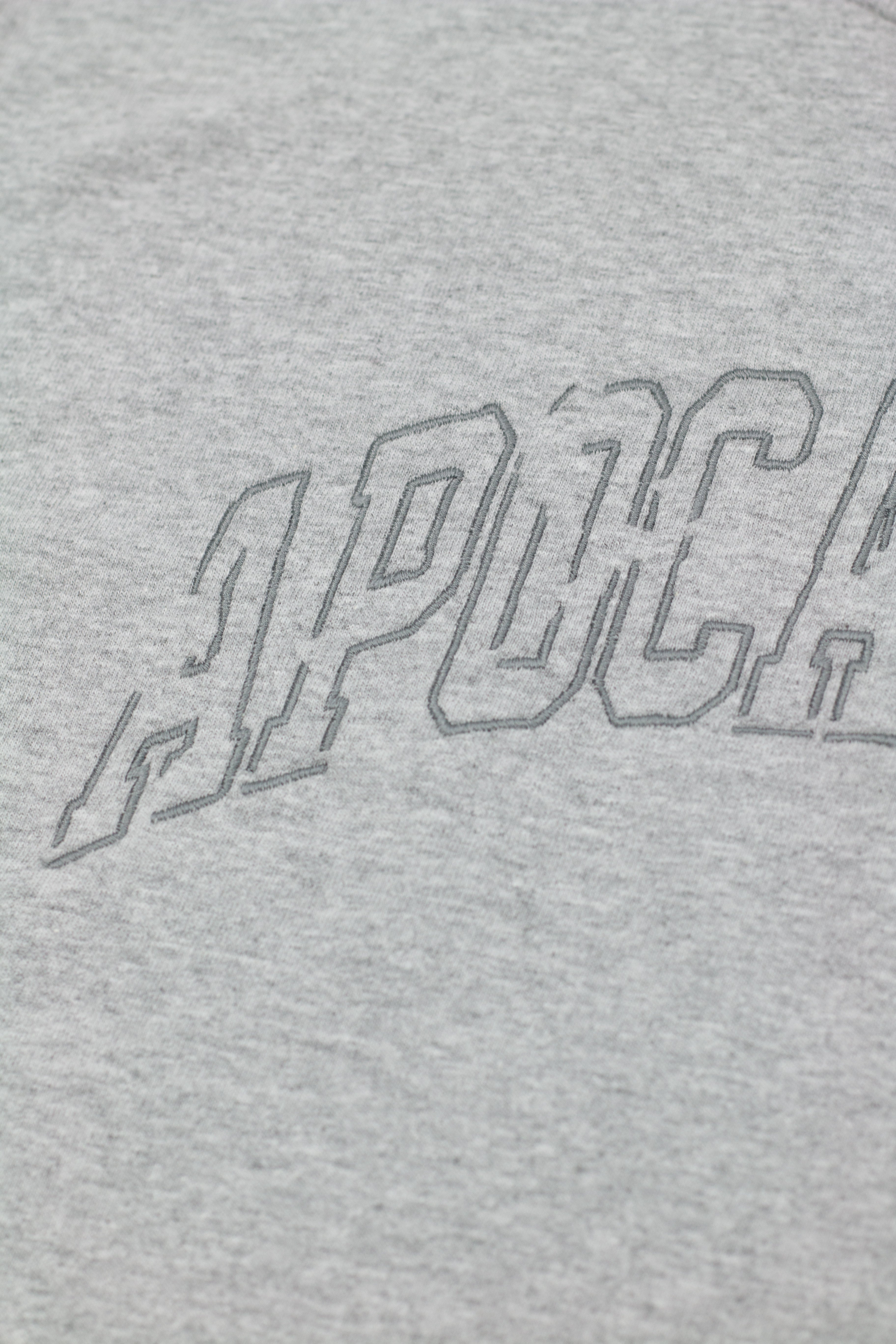 EMBROIDERED APOCALYPSE T-SHIRT ATHLETIC HEATHER GRAY Hoodie, Sweatshirt | CiraTrend.com (Image 2)