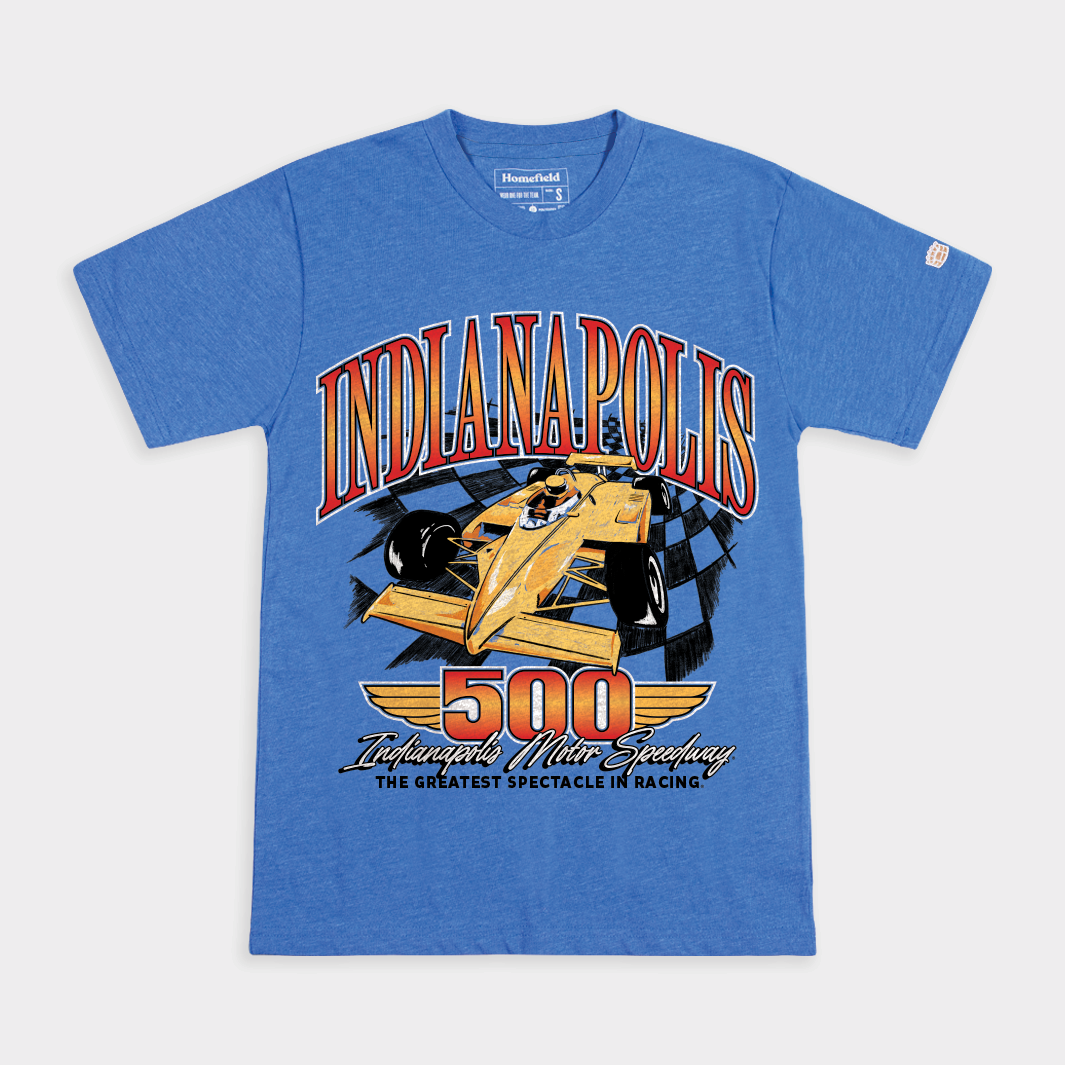 Indianapolis 500 Car Illustration Tee Style001
