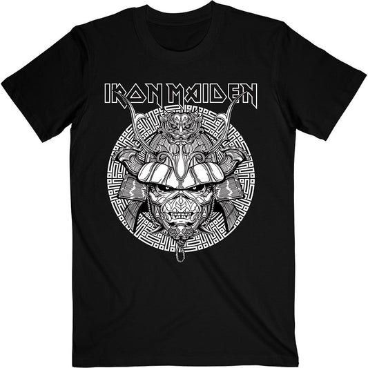 IRON MAIDEN Attractive T-Shirt, Senjutsu Samurai Graphic White