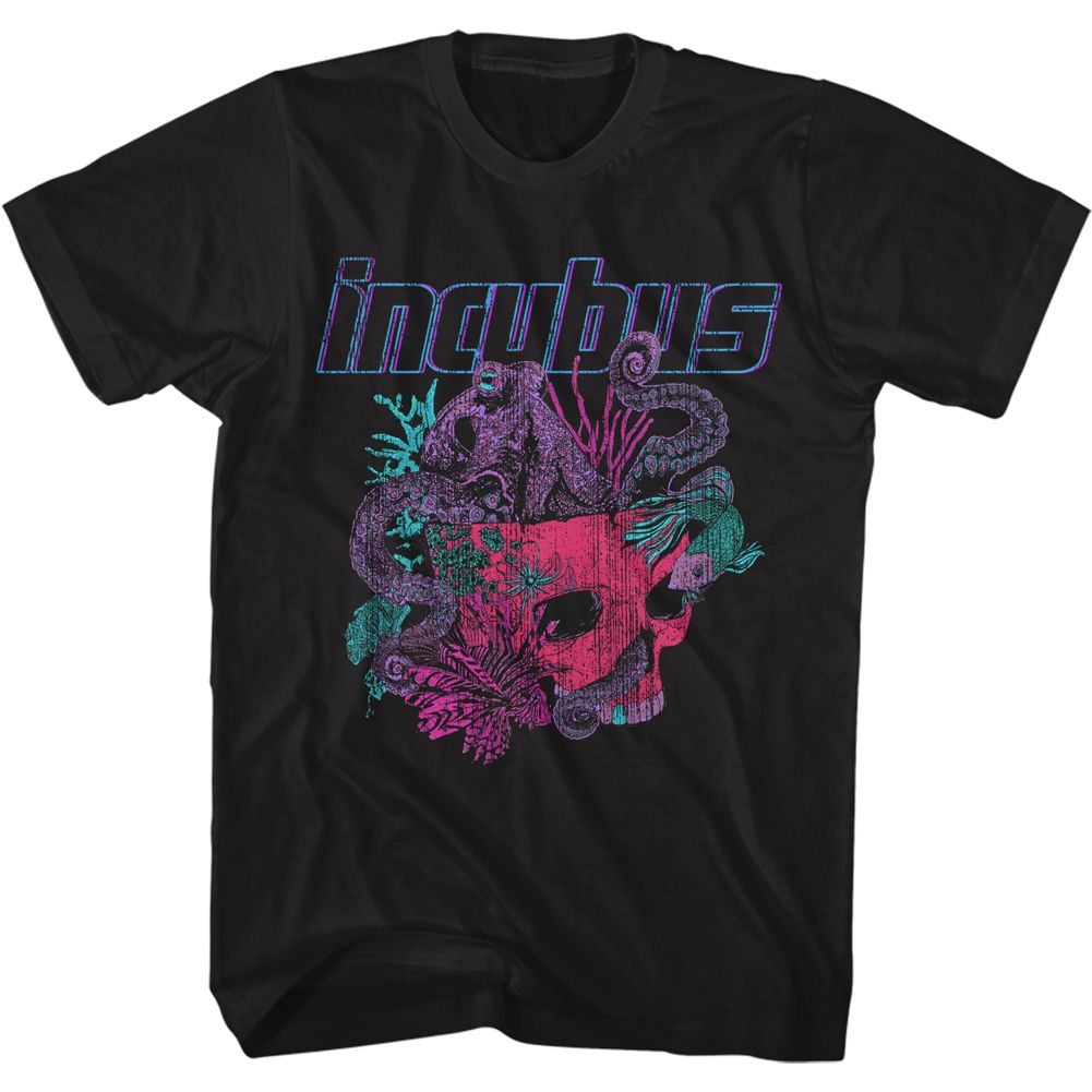 Incubus Logo And Octopus Skull Official T-Shirt Hoodie, Sweatshirt | CiraTrend.com