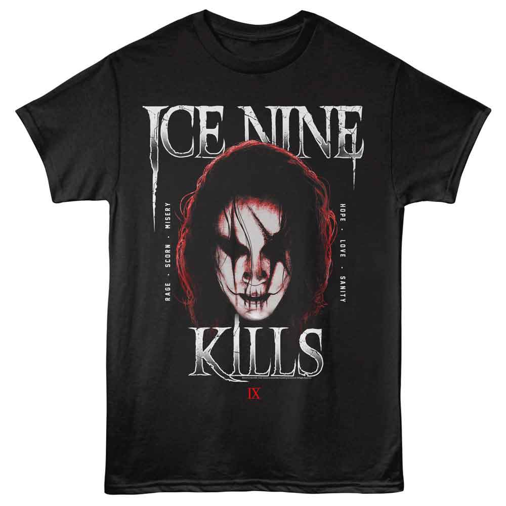 Ice Nine Kills The Crow Face Official T-Shirt Hoodie, Sweatshirt | CiraTrend.com