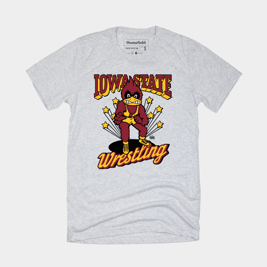 Iowa State Wrestling Tee Style001