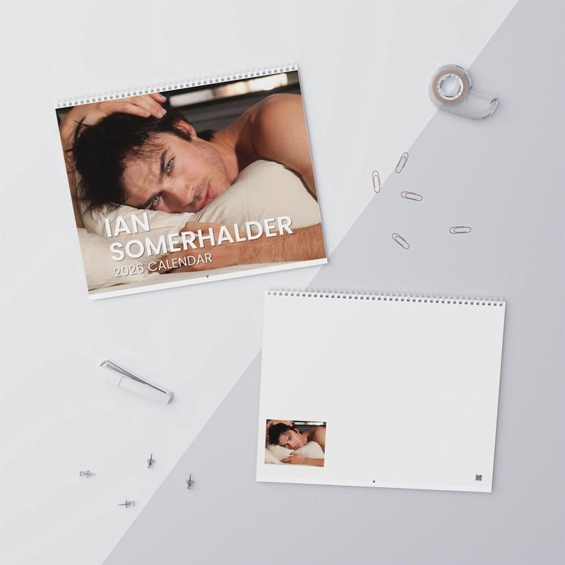 Ian Somerhalder Wall Calendar 2026 Celebrity Calendar Gift for Fan T-Shirts, Hoodie, Sweatshirt | CiraTrend.com