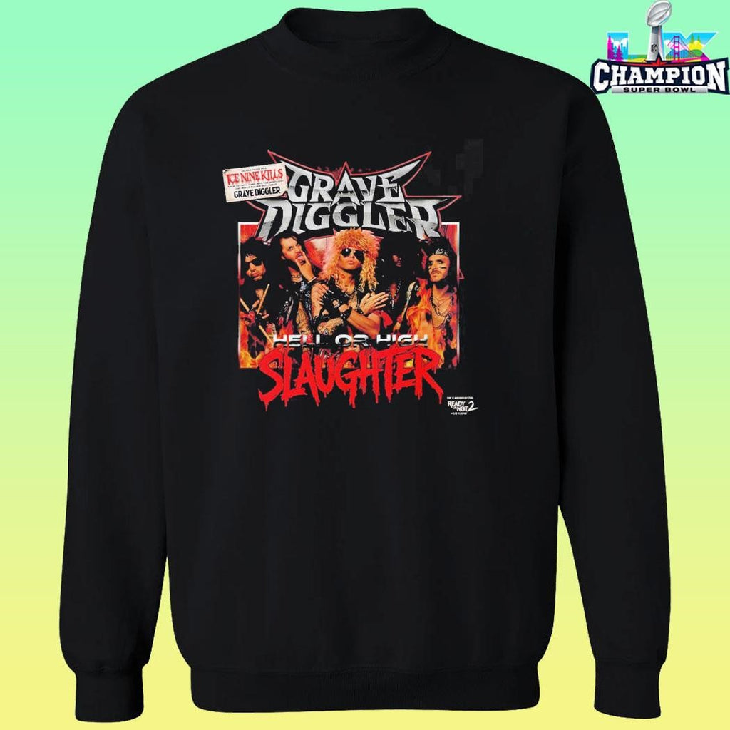 Ice Nine Kills Grave Diggler Hell Or High Slaughter From Ready Or Not 2 Here I Come Shirt