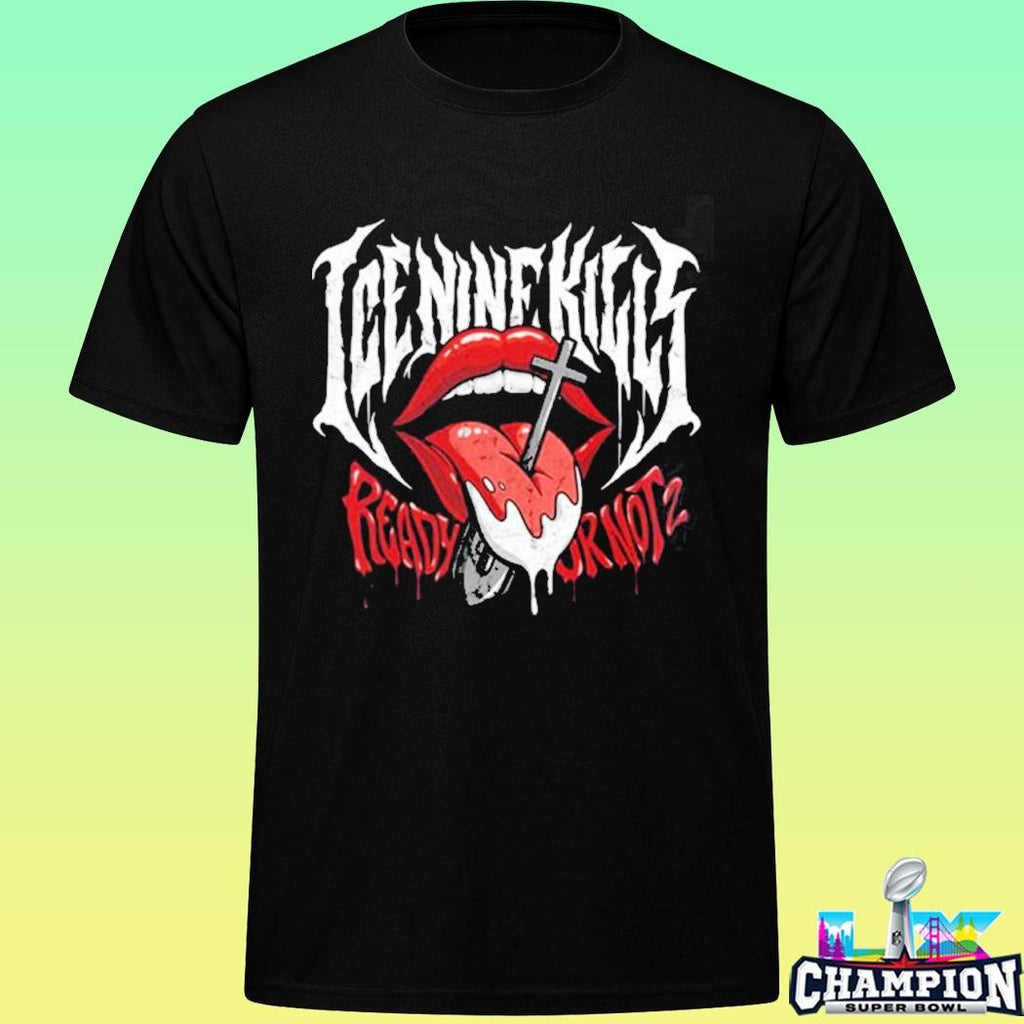 Ice Nine Kills Grave Diggler X Ready Or Not 2 Here I Come Tongue Shovel Shirt