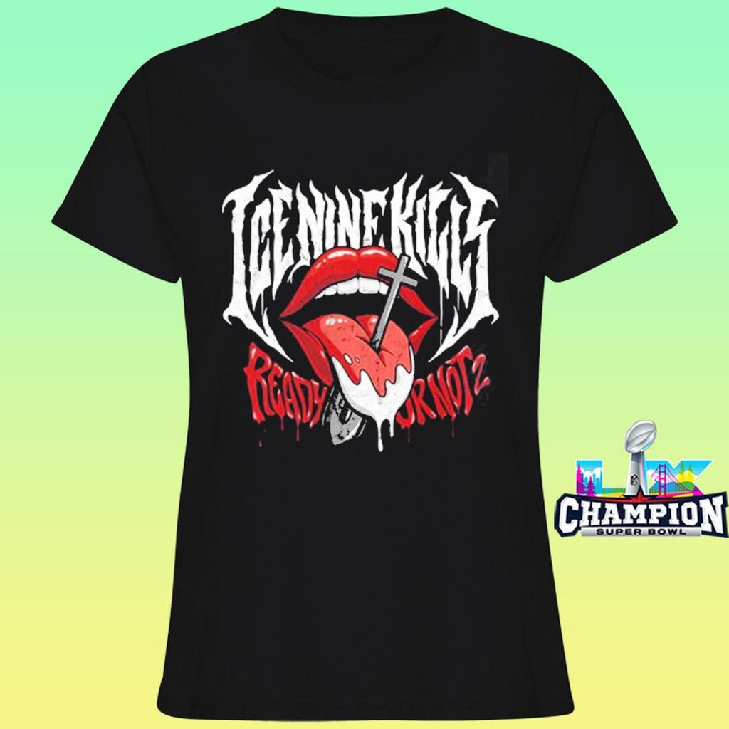 Ice Nine Kills Grave Diggler X Ready Or Not 2 Here I Come Tongue Shovel Shirt