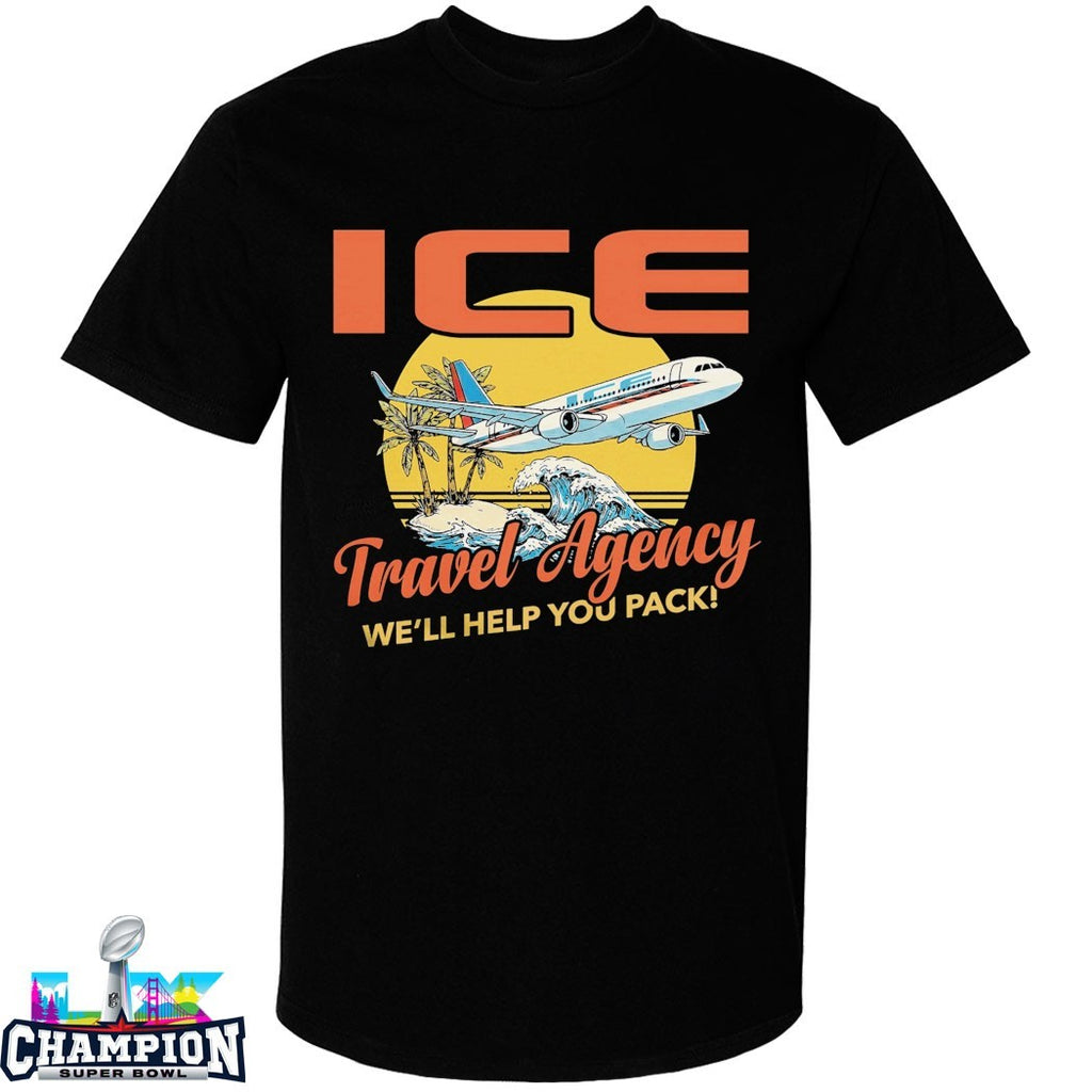 Ice Travel Agency We’ll Help You Pack Planet T-shirts