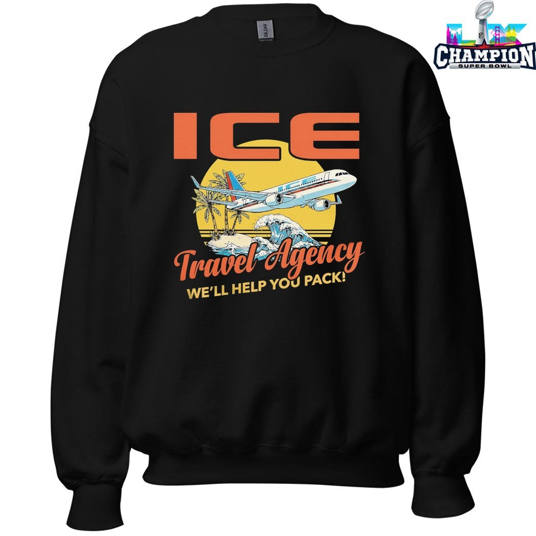 Ice Travel Agency We’ll Help You Pack Planet T-shirts