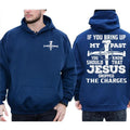 If You Bring Up My Past, You Should Know That Jesus Dropped The Charges 2 Sided Graphic Hoodie Casual Fleece Fabric...
