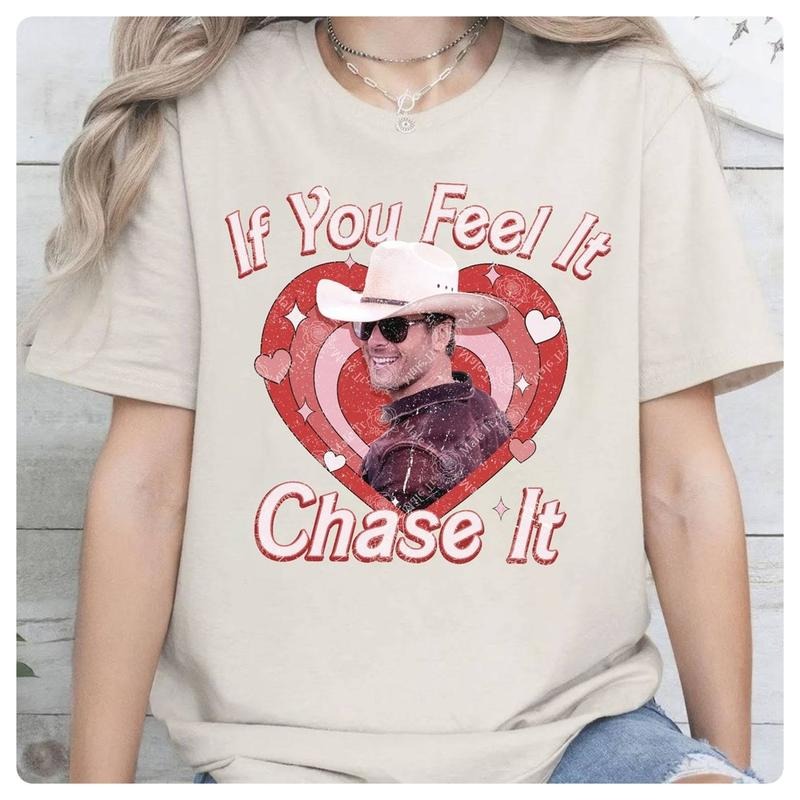 If You Feel It Chase It Glen Powell Shirt Glen Powell Vintage Shirt Glen Powell Twister Movie Shirt Hoodie, Sweatshirt