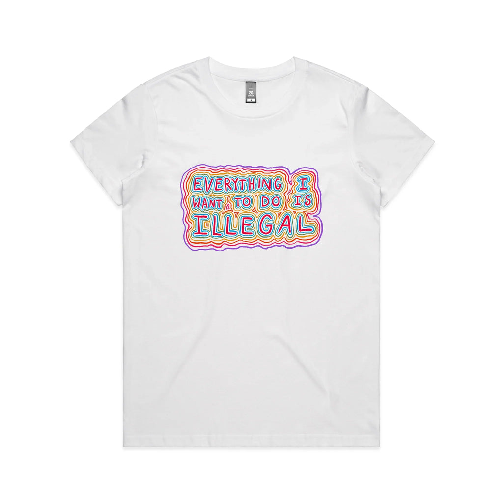 Everything I Want To Do Is Illegal Tee Hoodie, Sweatshirt | CiraTrend.com (Image 4)