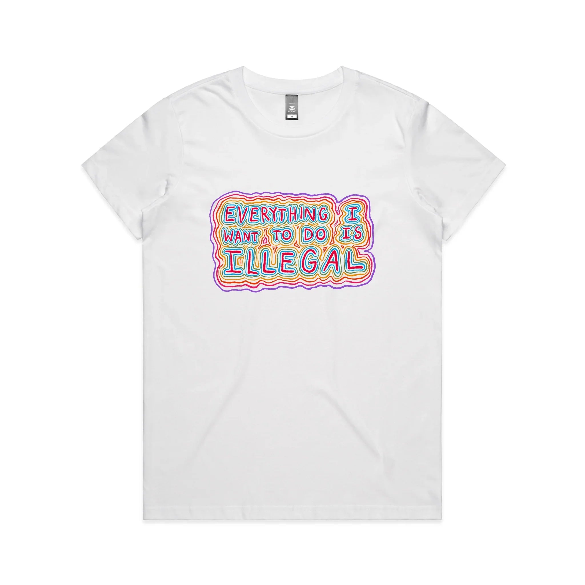 Everything I Want To Do Is Illegal Tee Hoodie, Sweatshirt | CiraTrend.com (Image 4)