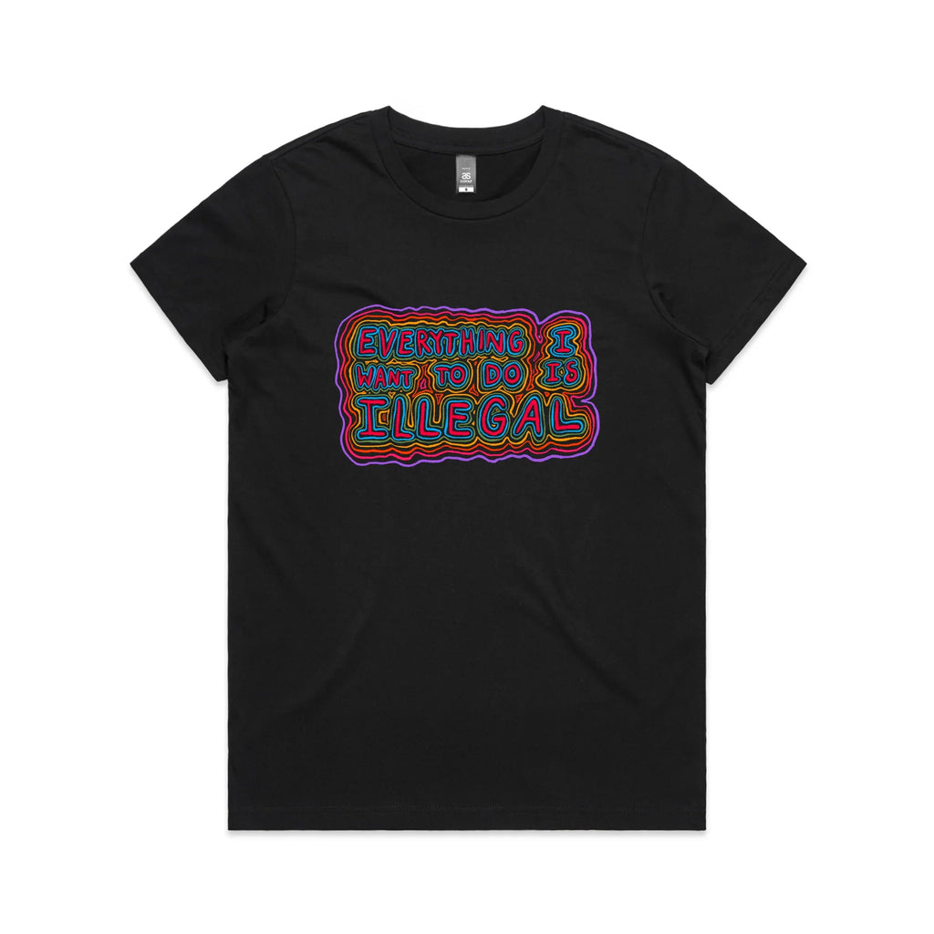 Everything I Want To Do Is Illegal Tee Hoodie, Sweatshirt | CiraTrend.com (Image 5)
