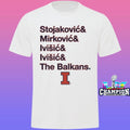 Illinois Basketball Stojakovic And Mirkovic And Ivisic And Ivisic And The Balkans Shirt
