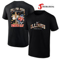 Illinois Fighting Illini x fall for Jesus he never leaves mascot shirt