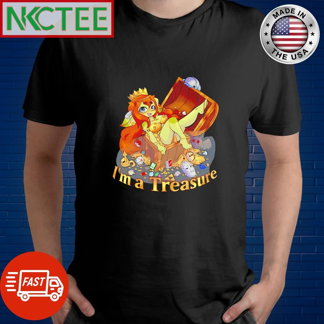 I’m a treasure open chest x orc women shirt
