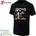 I’m afraid of women three wolves shirt