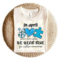In April We Wear Blue | Womenswear T-Shirt Top Underwear Hoodie, Sweatshirt | CiraTrend.com