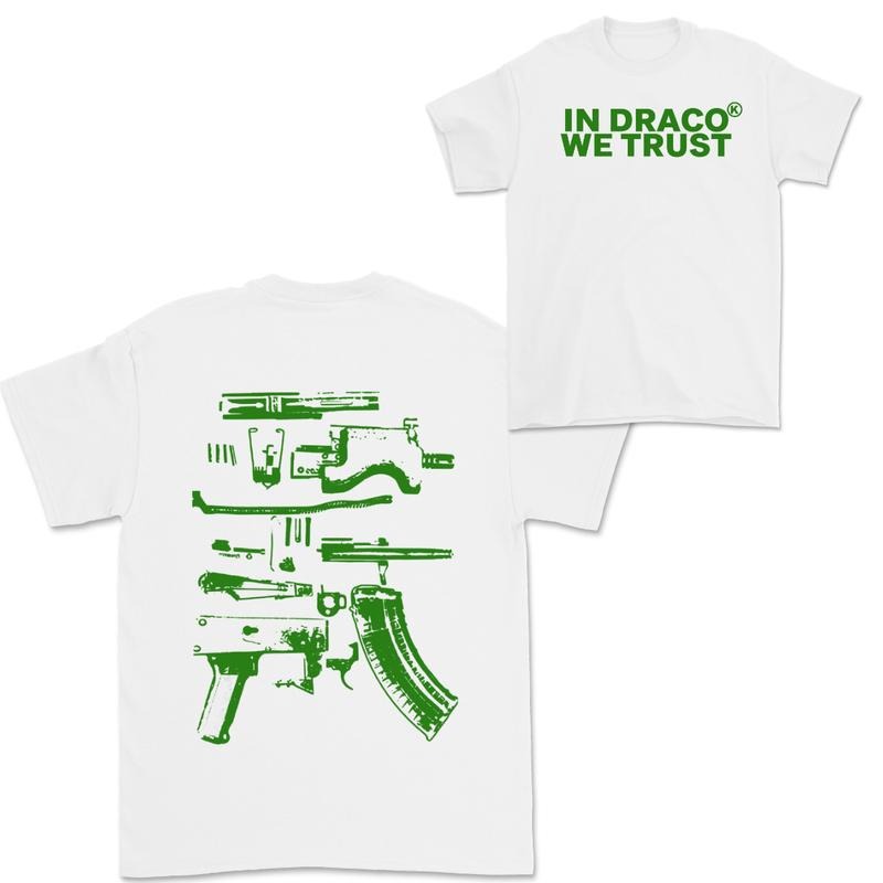 In Draco We Trust Double Sided Shirt, Glock Lover Tshirt, Vintage Sweatshirt for women, Hoodie for men | CiraTrend.com