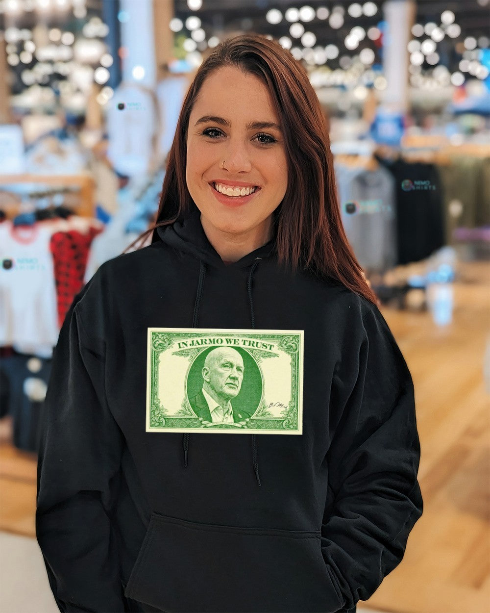 In Jarmo Kekalainen we trust dollar shirt