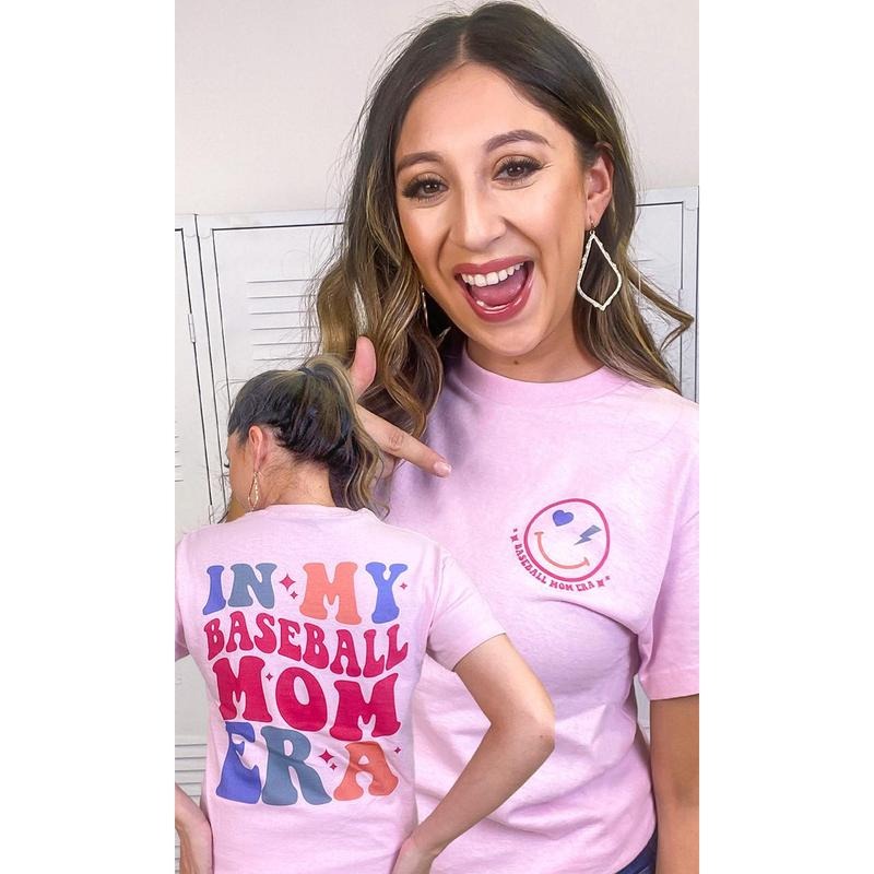 In My Baseball Mom Era Graphic T-Shirt Hoodie, Sweatshirt | CiraTrend.com